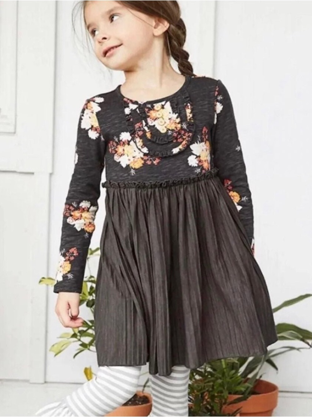 Matilda Jane Clothing x Joanna Gaines Creature Comforts Floral Dress-Girl Size 4